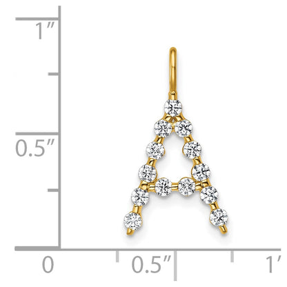 True Origin Lab Grown Diamond VS+ F+ Complete Alphabet A Pendant
