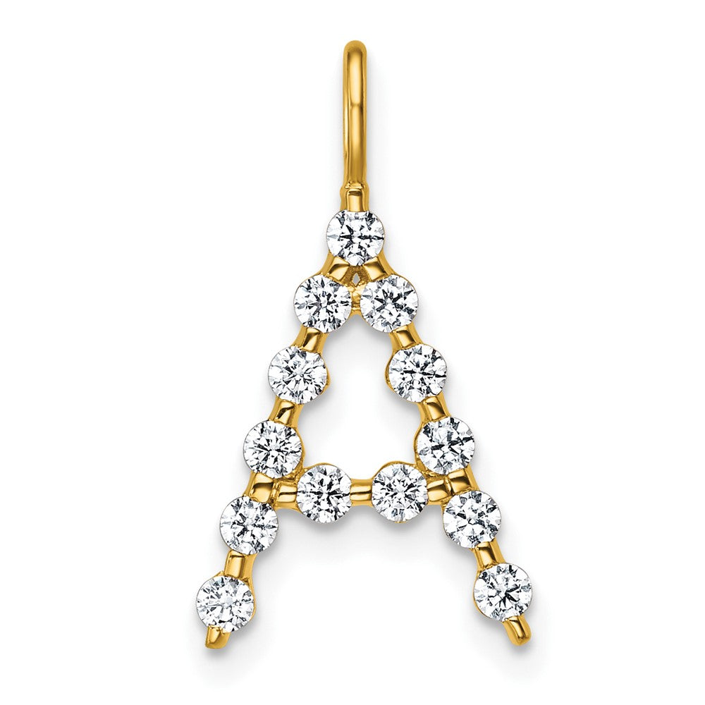 True Origin Lab Grown Diamond VS+ F+ Complete Alphabet A Pendant
