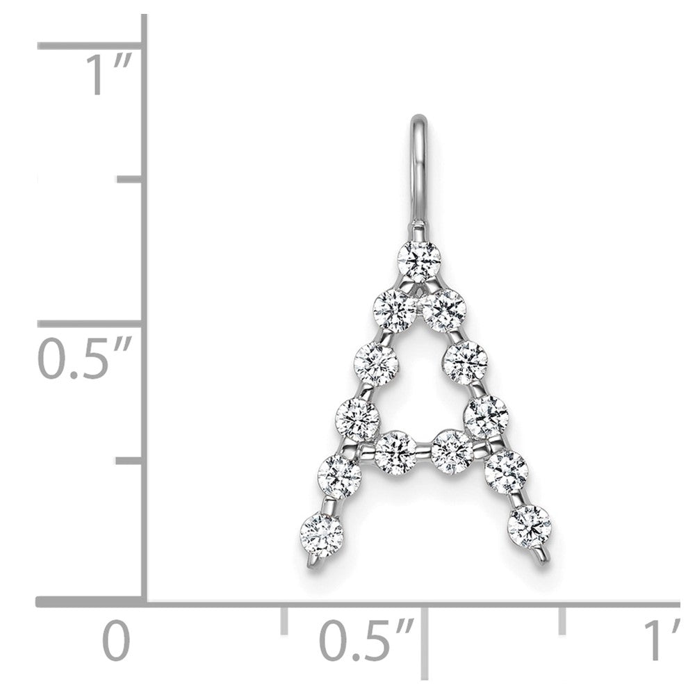 True Origin Lab Grown Diamond VS+ F+ Complete Alphabet A Pendant