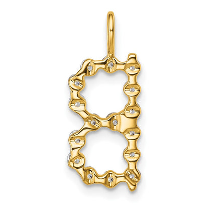 True Origin Lab Grown Diamond VS+ F+ Complete Alphabet B Pendant