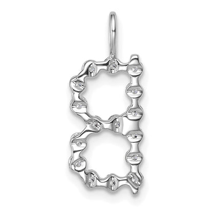 True Origin Lab Grown Diamond VS+ F+ Complete Alphabet B Pendant