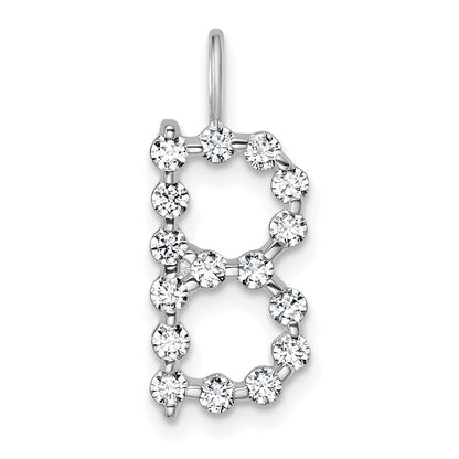 True Origin Lab Grown Diamond VS+ F+ Complete Alphabet B Pendant