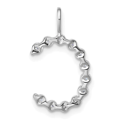 True Origin Lab Grown Diamond VS+ F+ Complete Alphabet C Pendant