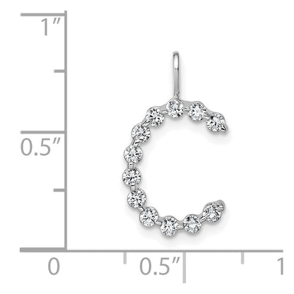 True Origin Lab Grown Diamond VS+ F+ Complete Alphabet C Pendant