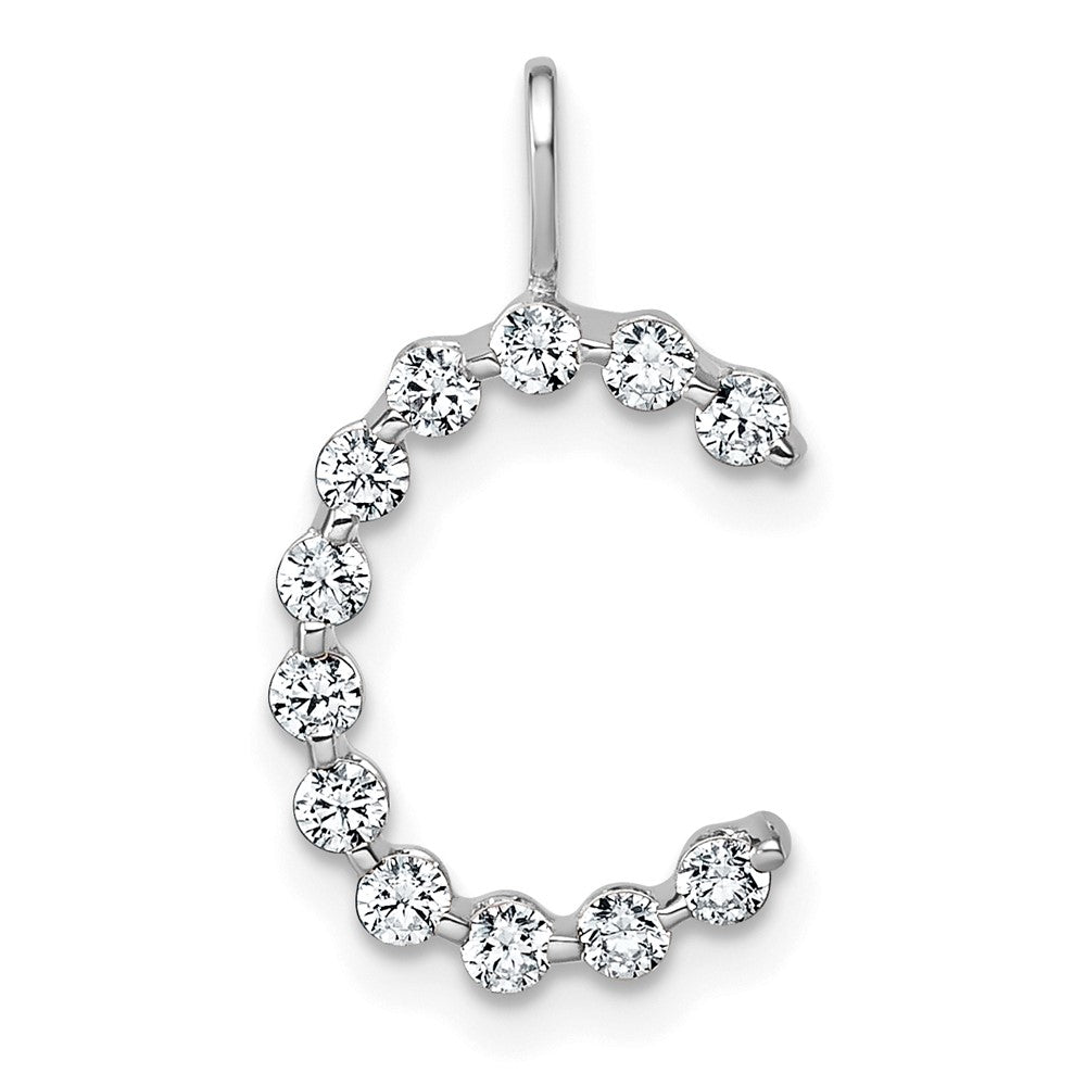 True Origin Lab Grown Diamond VS+ F+ Complete Alphabet C Pendant