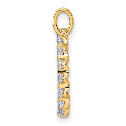 True Origin Lab Grown Diamond VS+ F+ Complete Alphabet D Pendant