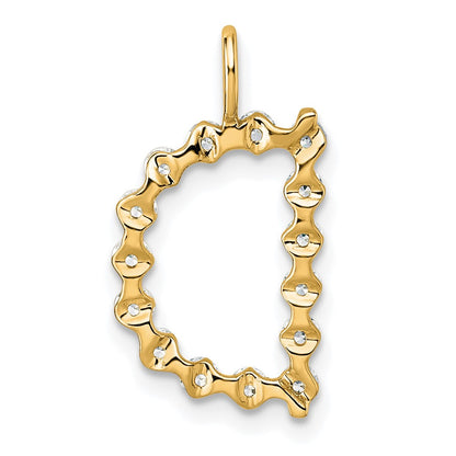 True Origin Lab Grown Diamond VS+ F+ Complete Alphabet D Pendant