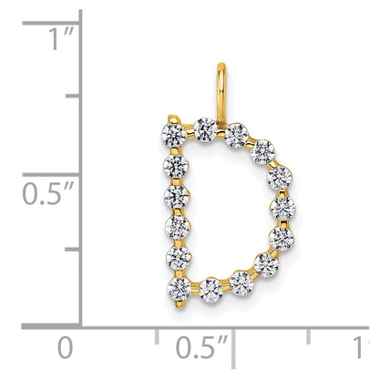True Origin Lab Grown Diamond VS+ F+ Complete Alphabet D Pendant
