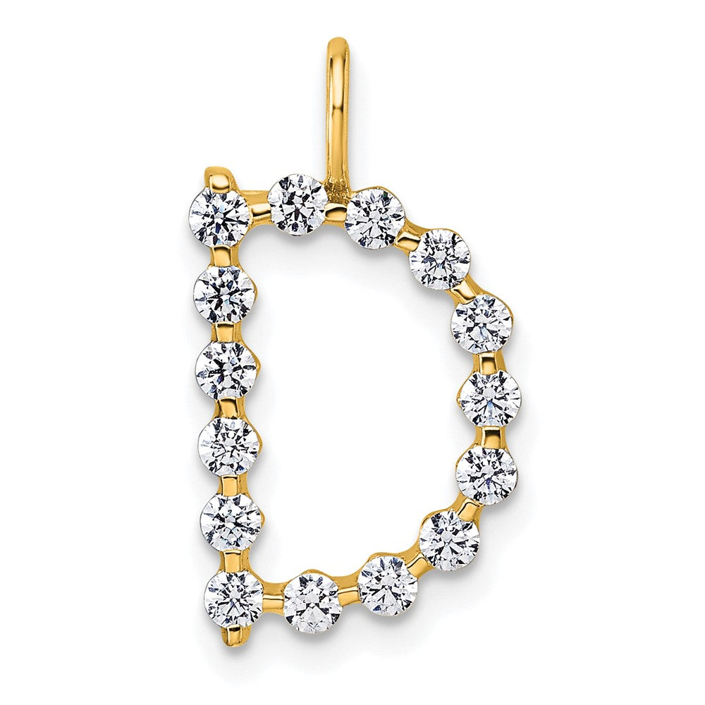 True Origin Lab Grown Diamond VS+ F+ Complete Alphabet D Pendant