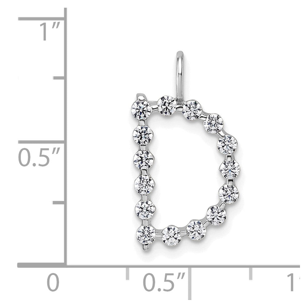 True Origin Lab Grown Diamond VS+ F+ Complete Alphabet D Pendant