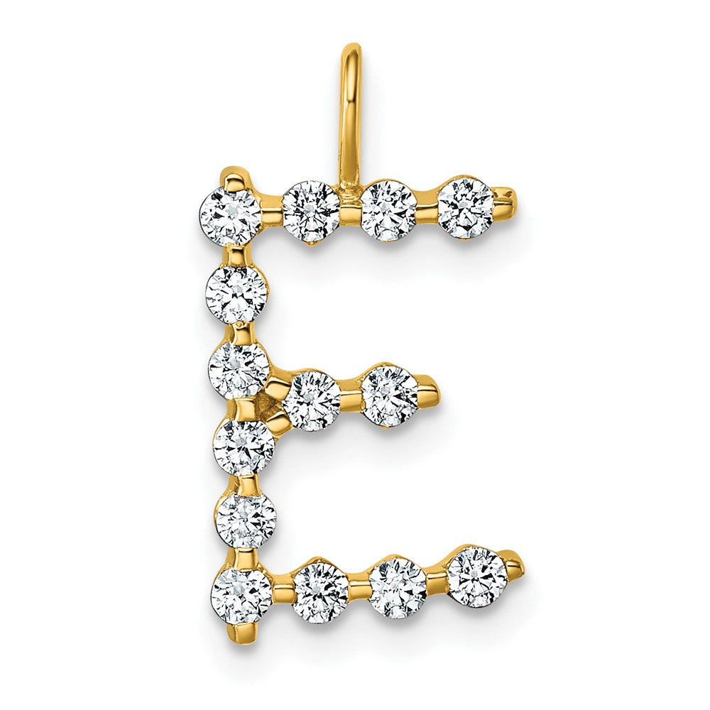 True Origin Lab Grown Diamond VS+ F+ Complete Alphabet E Pendant