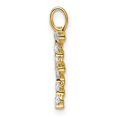 True Origin Lab Grown Diamond VS+ F+ Complete Alphabet F Pendant