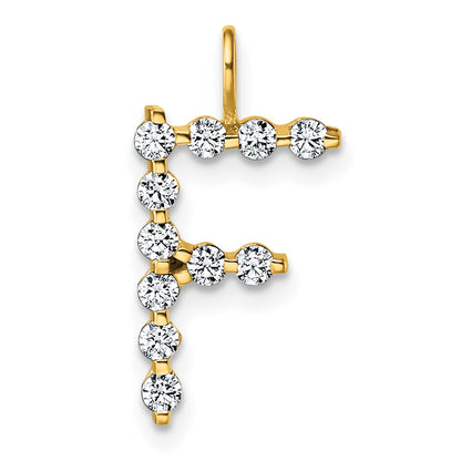 True Origin Lab Grown Diamond VS+ F+ Complete Alphabet F Pendant
