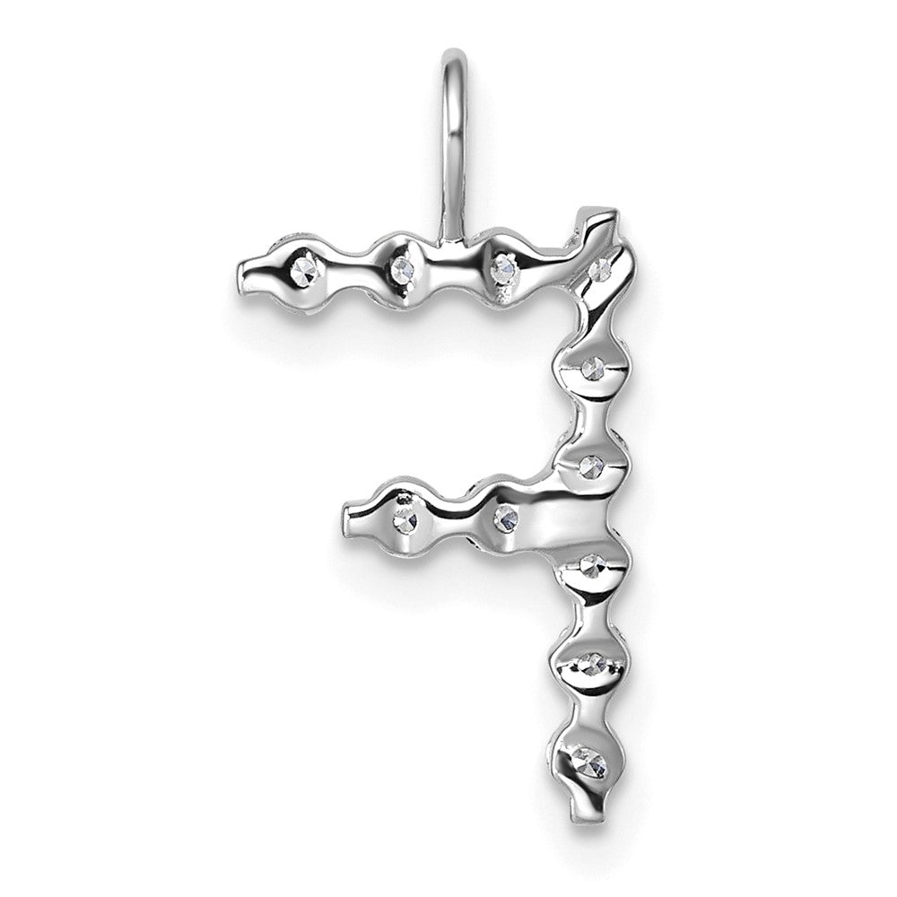 True Origin Lab Grown Diamond VS+ F+ Complete Alphabet F Pendant
