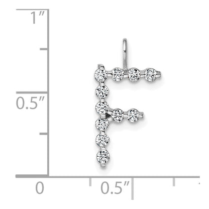 True Origin Lab Grown Diamond VS+ F+ Complete Alphabet F Pendant