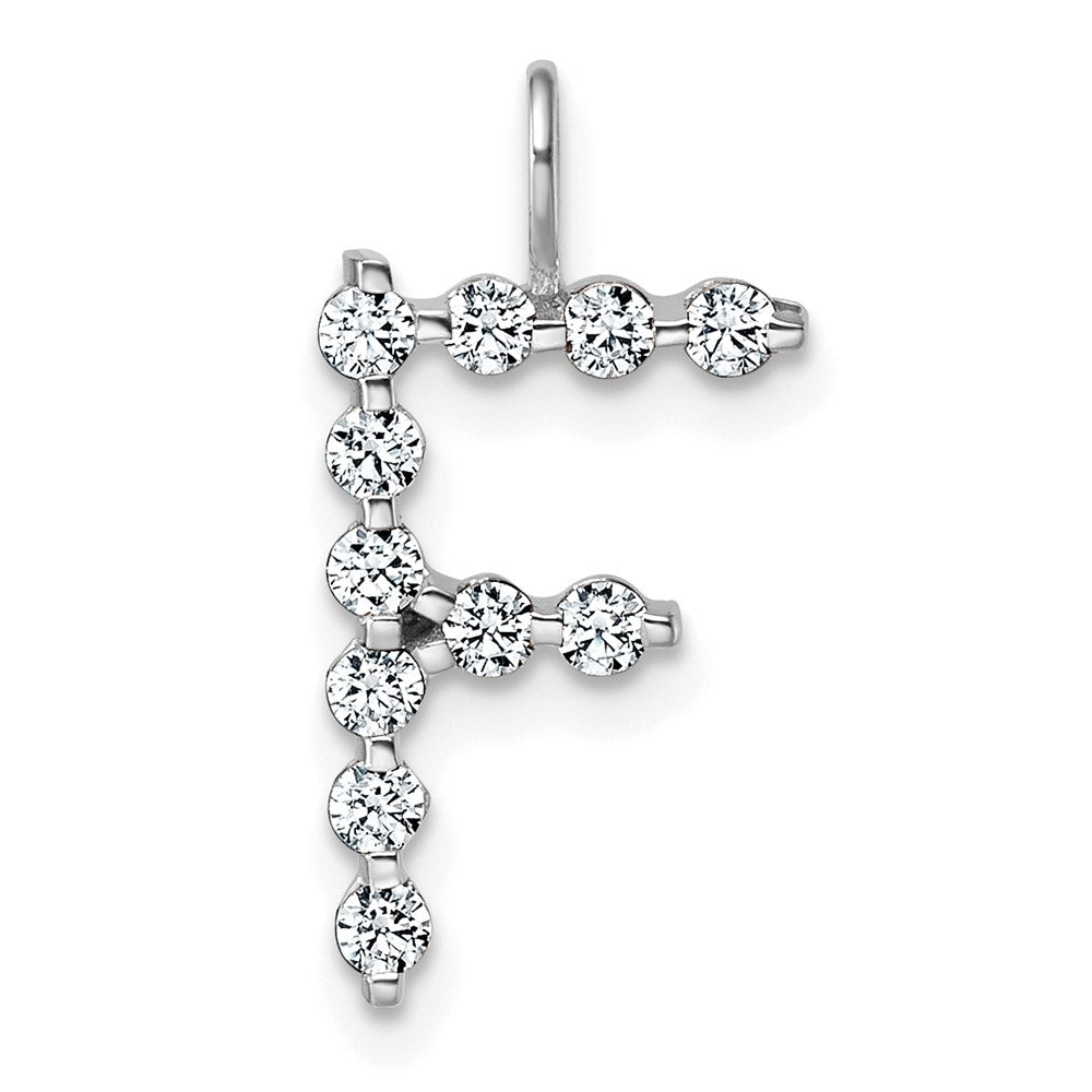 True Origin Lab Grown Diamond VS+ F+ Complete Alphabet F Pendant