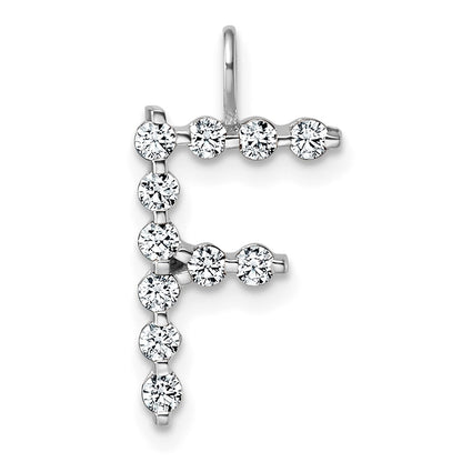 True Origin Lab Grown Diamond VS+ F+ Complete Alphabet F Pendant