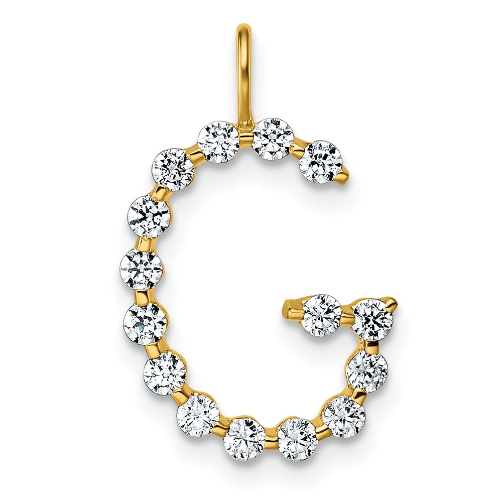 True Origin Lab Grown Diamond VS+ F+ Complete Alphabet G Pendant