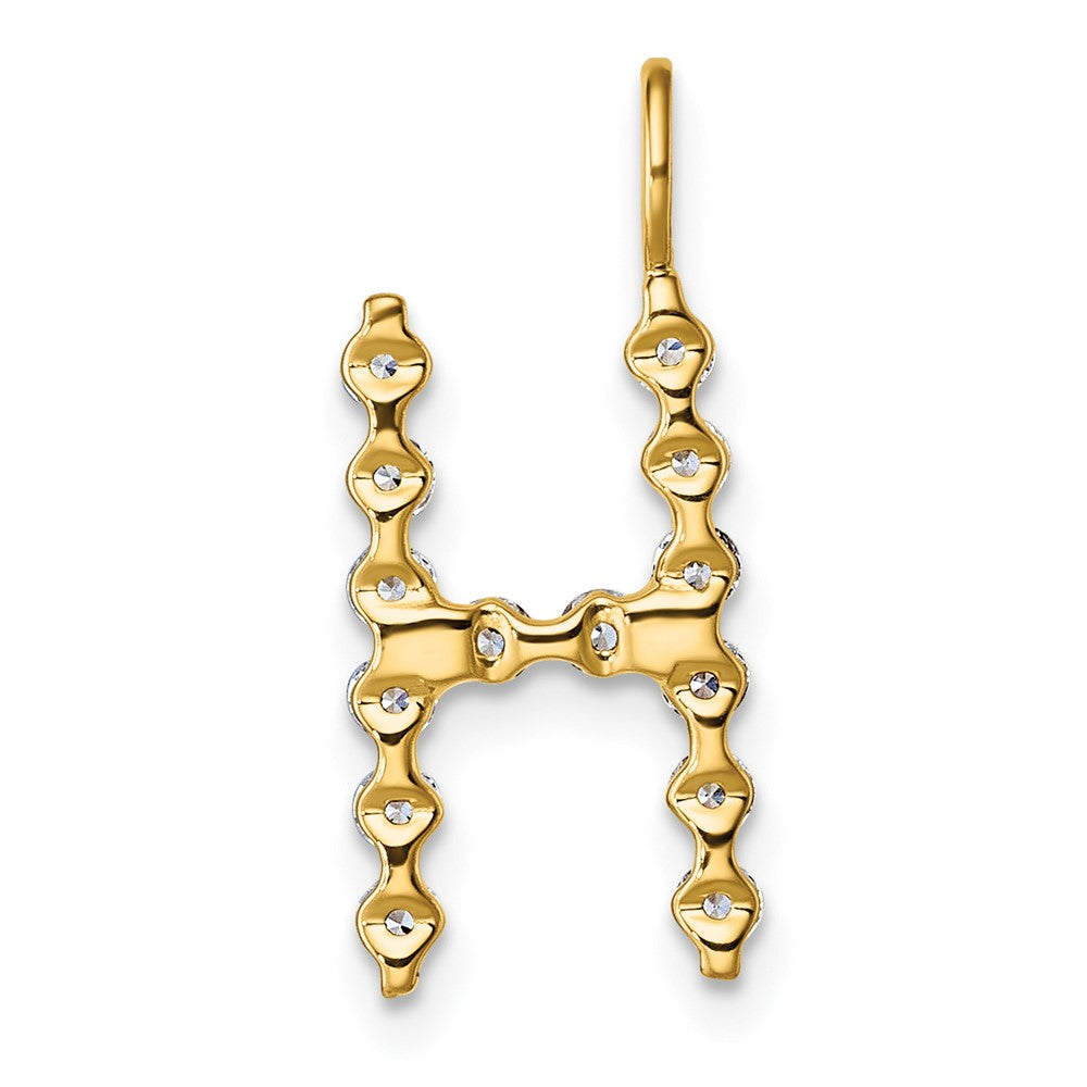 True Origin Lab Grown Diamond VS+ F+ Complete Alphabet H Pendant