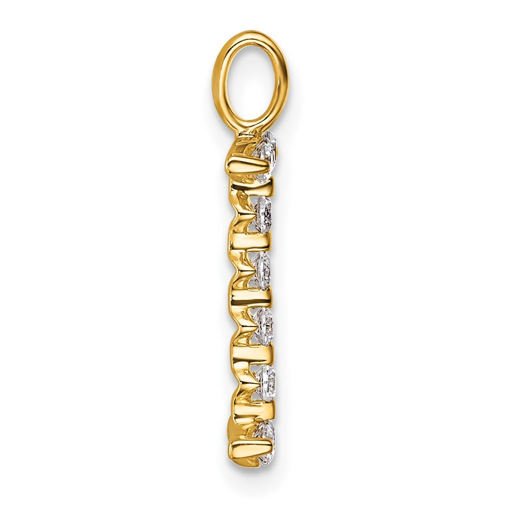 True Origin Lab Grown Diamond VS+ F+ Complete Alphabet I Pendant