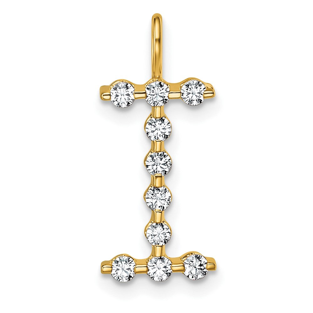 True Origin Lab Grown Diamond VS+ F+ Complete Alphabet I Pendant