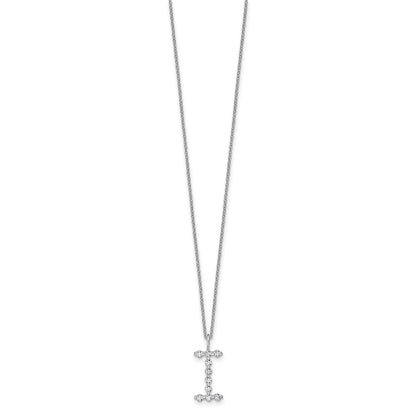 True Origin Lab Grown Diamond VS+ F+ Complete Alphabet I Pendant Necklace