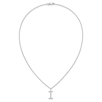 True Origin Lab Grown Diamond VS+ F+ Complete Alphabet I Pendant Necklace