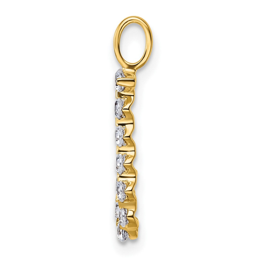 True Origin Lab Grown Diamond VS+ F+ Complete Alphabet J Pendant