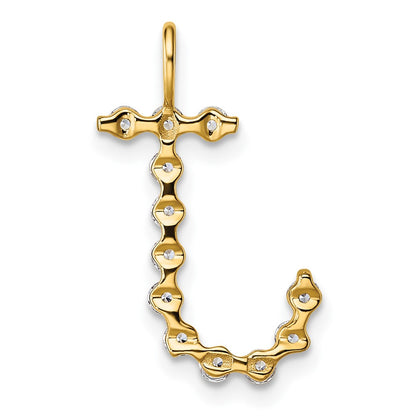 True Origin Lab Grown Diamond VS+ F+ Complete Alphabet J Pendant