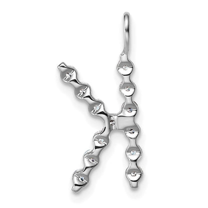True Origin Lab Grown Diamond VS+ F+ Complete Alphabet K Pendant