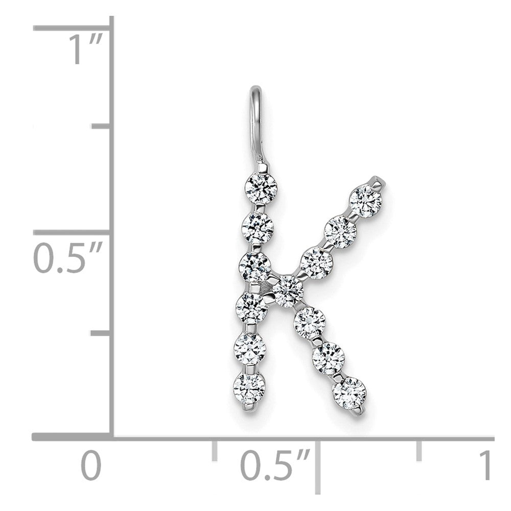 True Origin Lab Grown Diamond VS+ F+ Complete Alphabet K Pendant