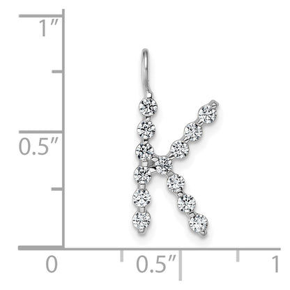 True Origin Lab Grown Diamond VS+ F+ Complete Alphabet K Pendant