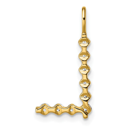 True Origin Lab Grown Diamond VS+ F+ Complete Alphabet L Pendant