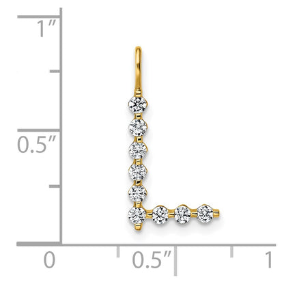 True Origin Lab Grown Diamond VS+ F+ Complete Alphabet L Pendant