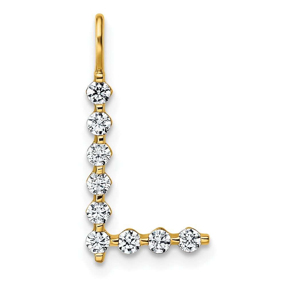 True Origin Lab Grown Diamond VS+ F+ Complete Alphabet L Pendant