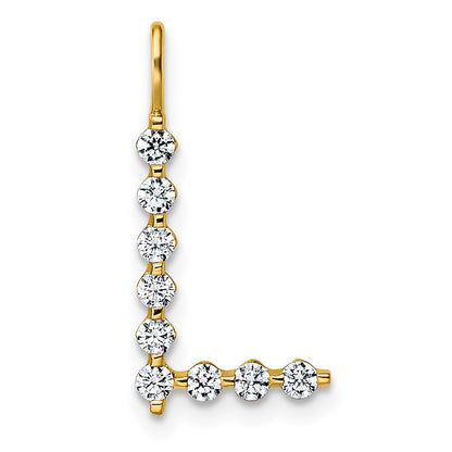 True Origin Lab Grown Diamond VS+ F+ Complete Alphabet L Pendant