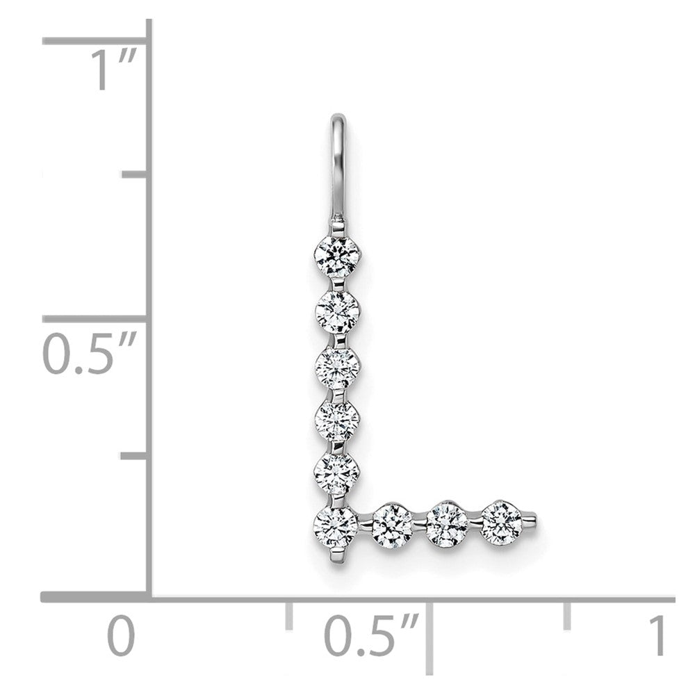 True Origin Lab Grown Diamond VS+ F+ Complete Alphabet L Pendant