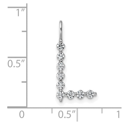 True Origin Lab Grown Diamond VS+ F+ Complete Alphabet L Pendant