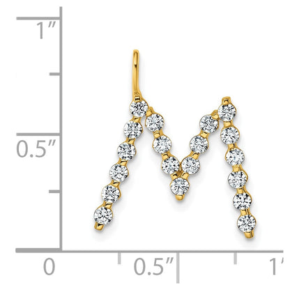 True Origin Lab Grown Diamond VS+ F+ Complete Alphabet M Pendant