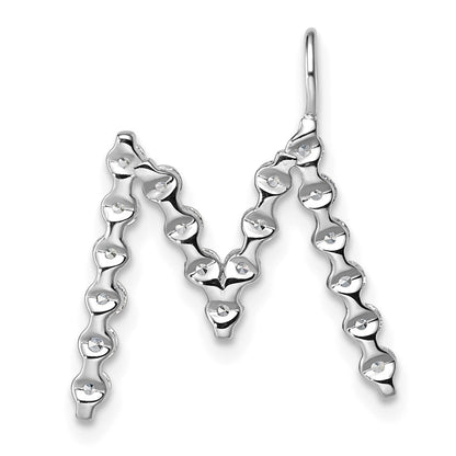 True Origin Lab Grown Diamond VS+ F+ Complete Alphabet M Pendant