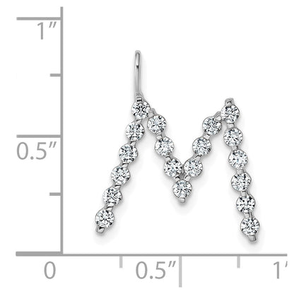 True Origin Lab Grown Diamond VS+ F+ Complete Alphabet M Pendant