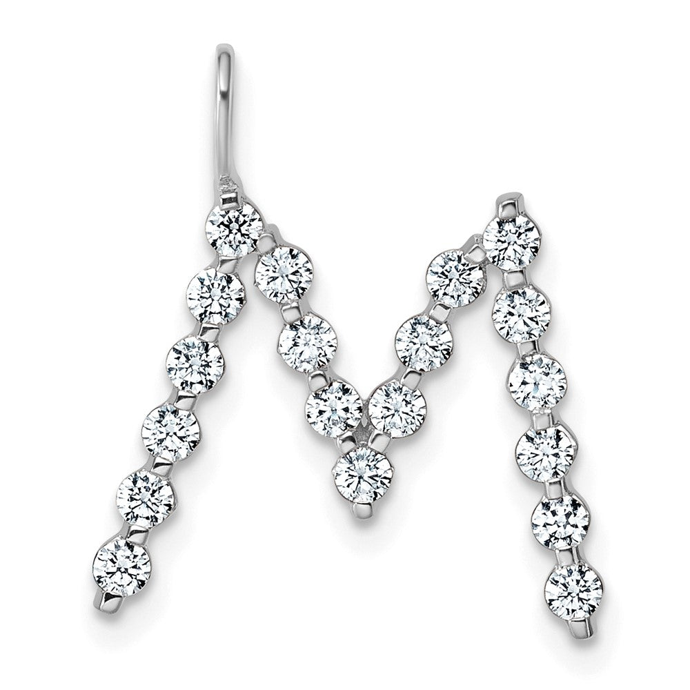 True Origin Lab Grown Diamond VS+ F+ Complete Alphabet M Pendant