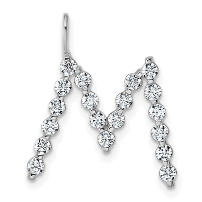 True Origin Lab Grown Diamond VS+ F+ Complete Alphabet M Pendant