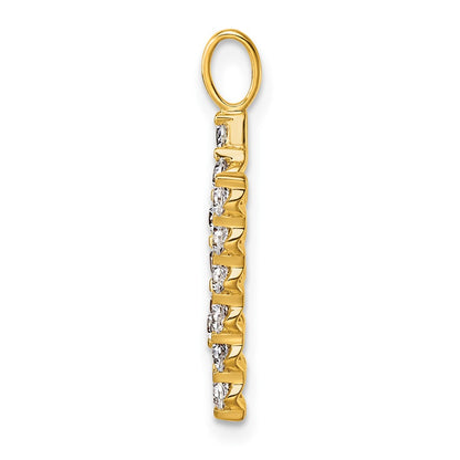 True Origin Lab Grown Diamond VS+ F+ Complete Alphabet N Pendant
