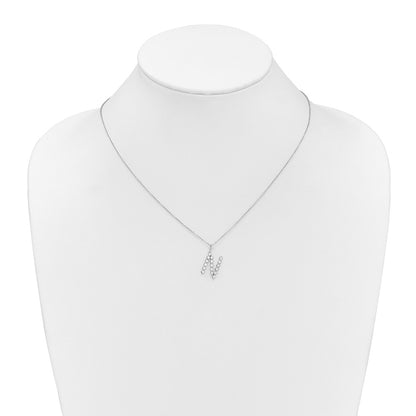 True Origin Lab Grown Diamond VS+ F+ Complete Alphabet N Pendant Necklace