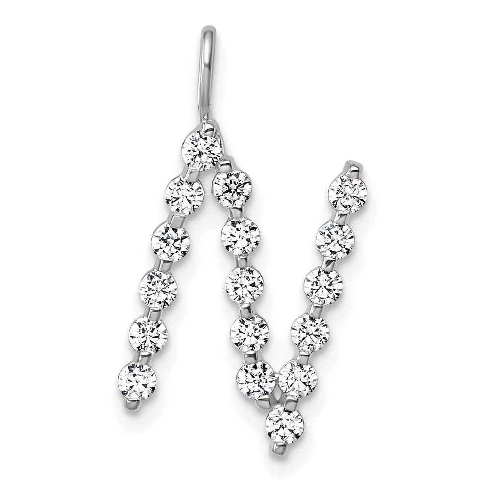 True Origin Lab Grown Diamond VS+ F+ Complete Alphabet N Pendant