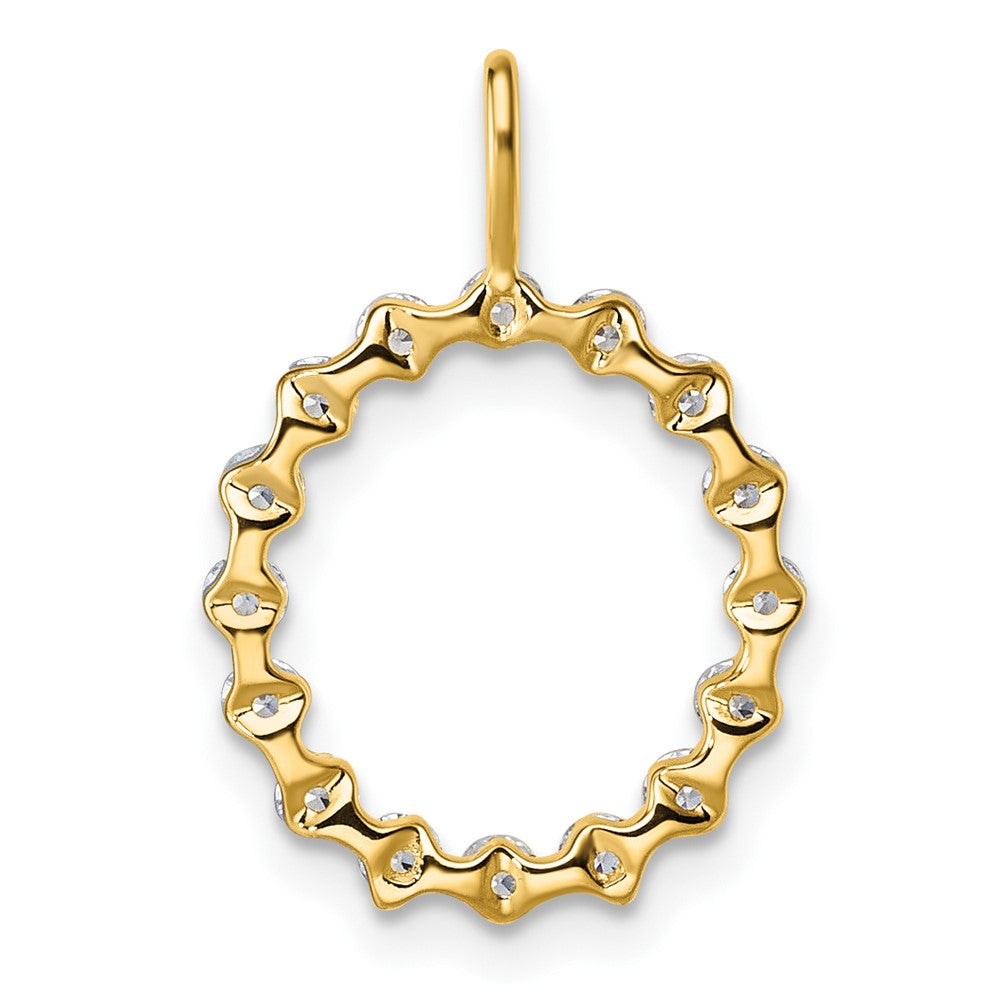 True Origin Lab Grown Diamond VS+ F+ Complete Alphabet O Pendant