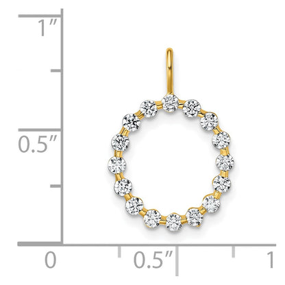 True Origin Lab Grown Diamond VS+ F+ Complete Alphabet O Pendant