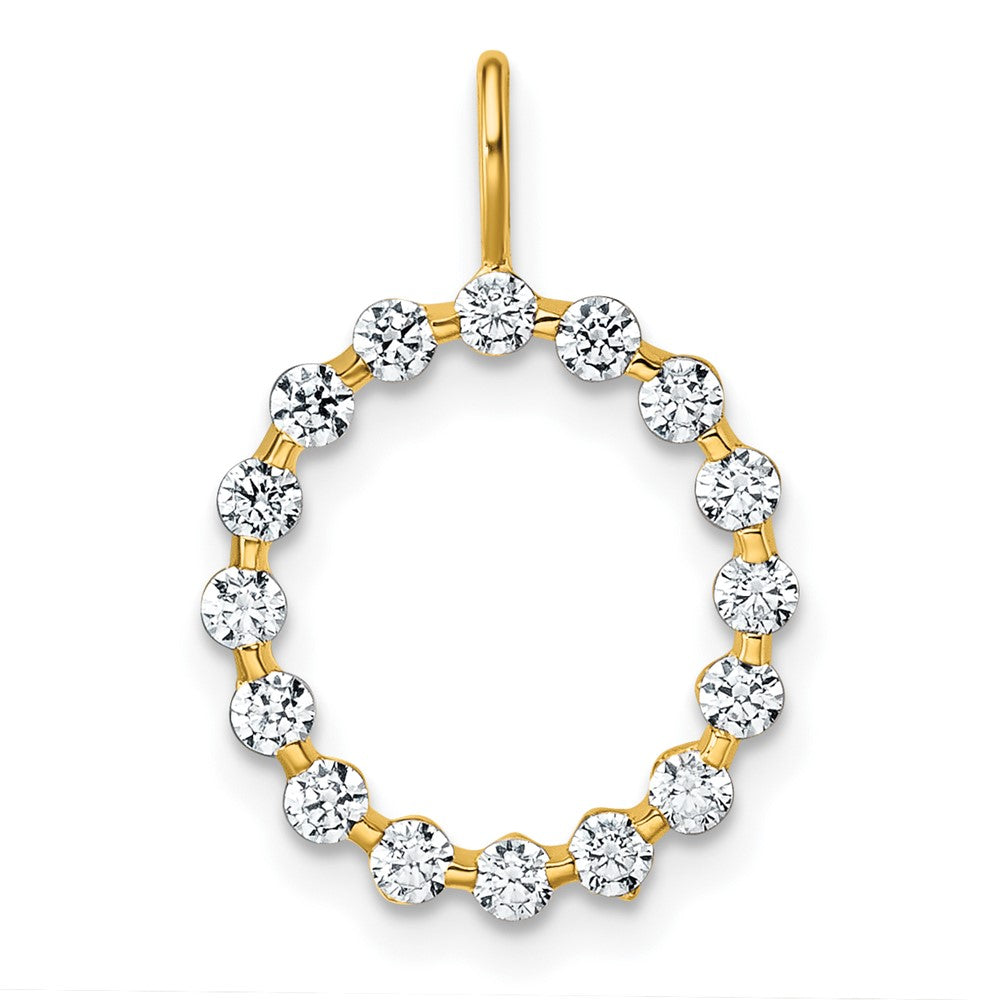 True Origin Lab Grown Diamond VS+ F+ Complete Alphabet O Pendant