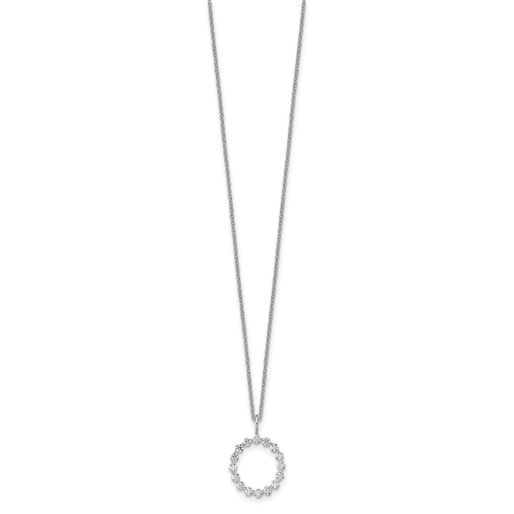 True Origin Lab Grown Diamond VS+ F+ Complete Alphabet O Pendant Necklace
